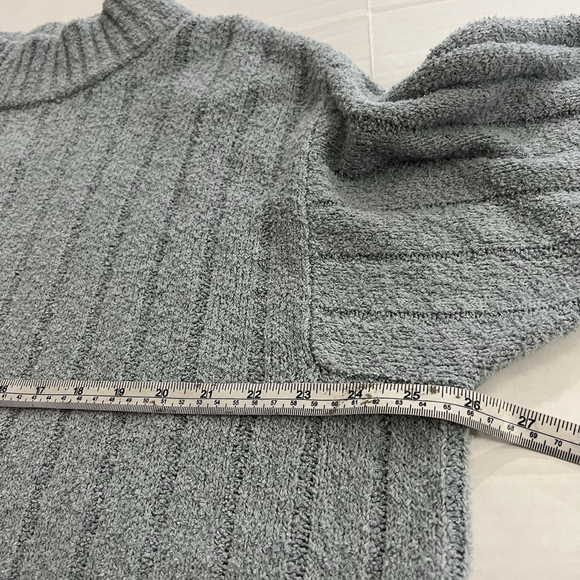 Eileen Fisher Women's Size XL Organic Cotton Fluff Rib Sweater Top Cashmere Blue - Picture 7 of 10